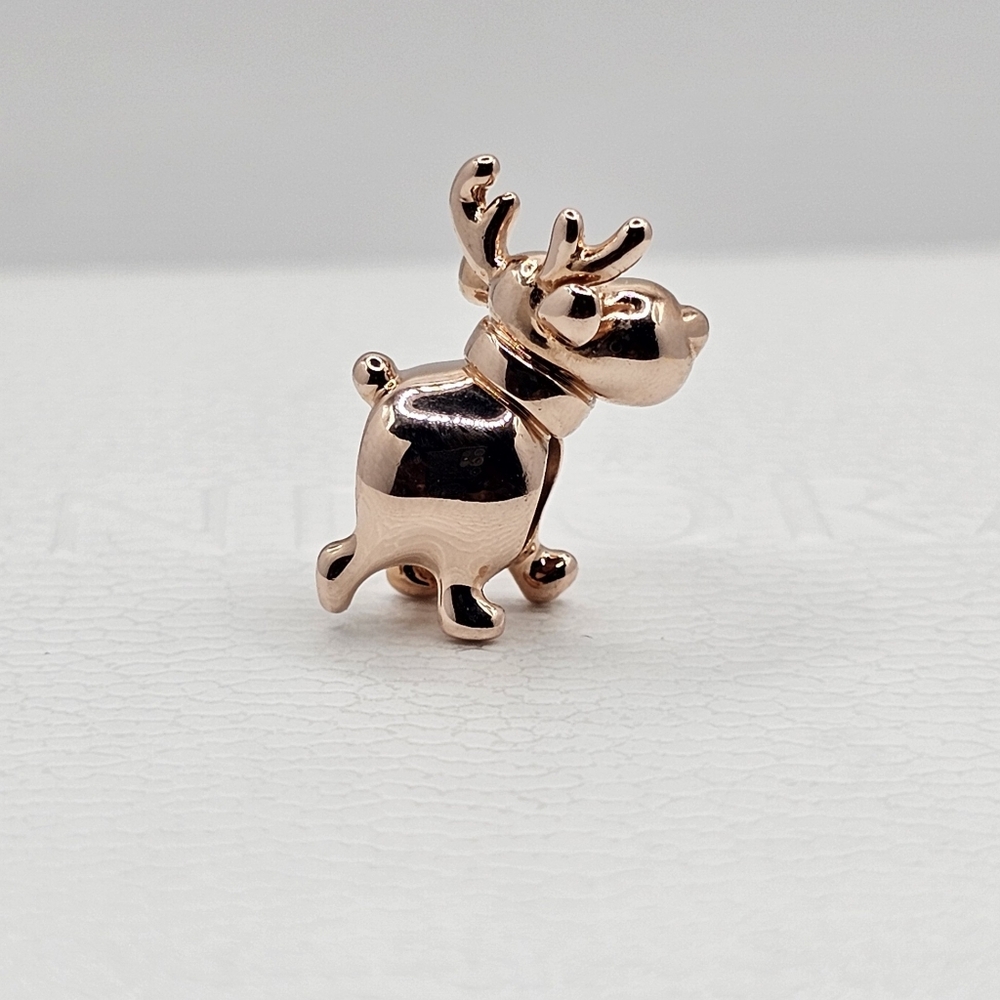 🎅 Authentic Pandora ROSE REINDEER XMAS CHARM - Picture 4 of 8